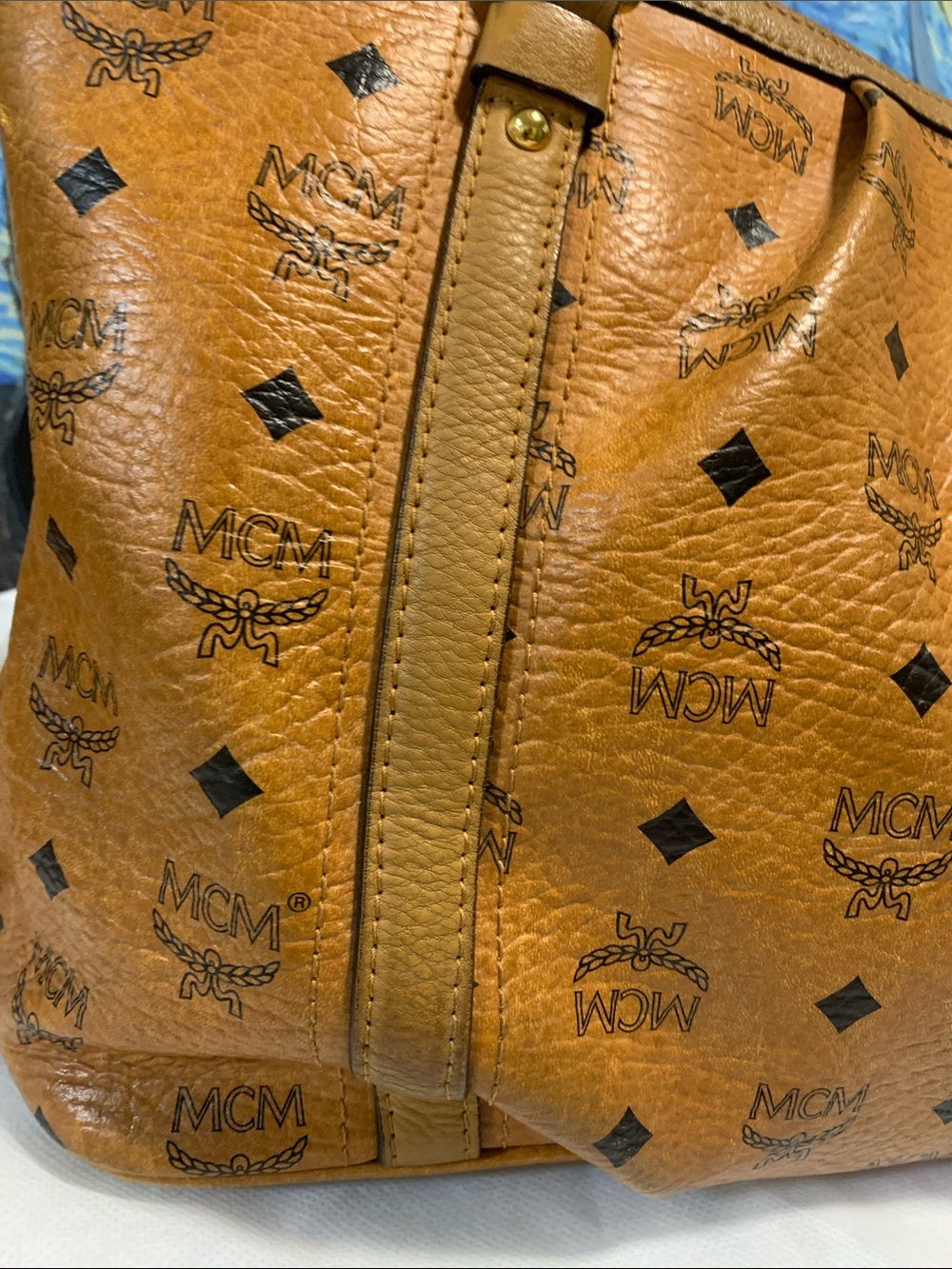 MCM Cognac shoulder bag/crossbody - Picture 4 of 16